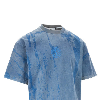 Stone Island Laser Colour Garment Dyed jersey T-shirt
