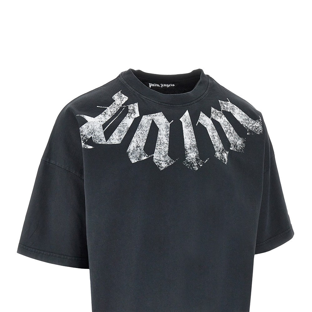 Palm Angels Neck logo Loose Fit T-shirt