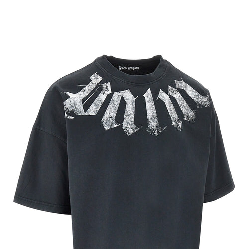 Palm Angels Neck logo Loose Fit T-shirt