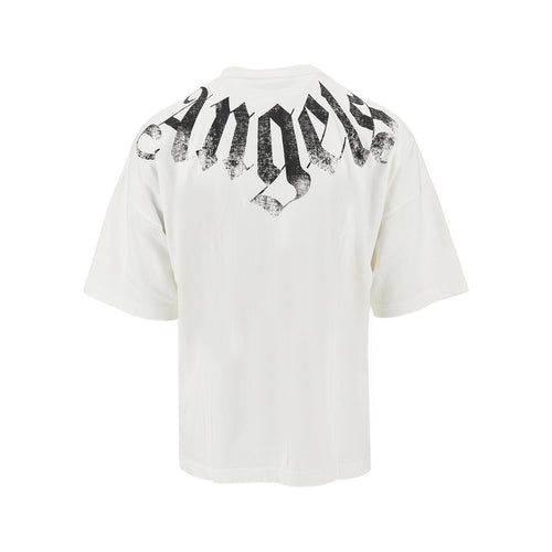 PALM ANGELS Neck logo Loose Fit T-shirt