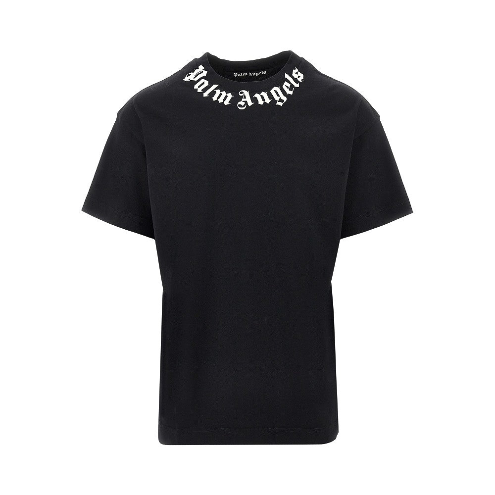 Palm Angels Neck logo print T-shirt