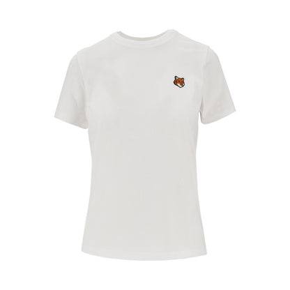 MAISON KITSUNE Fox Head' patch T-shirt