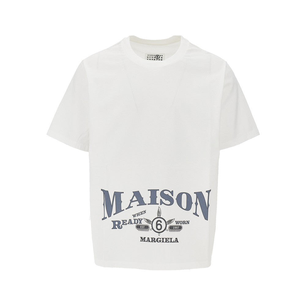 MM6 Maison Margiela 'Ready When Worn' print T-shirt
