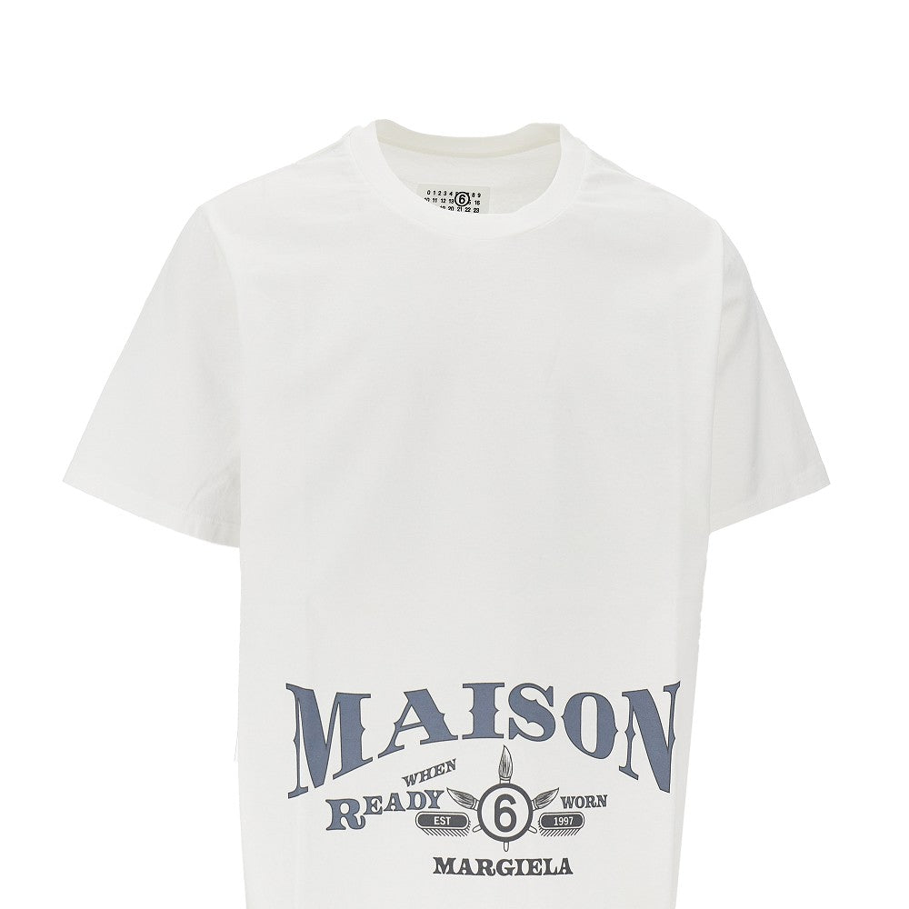 MM6 Maison Margiela 'Ready When Worn' print T-shirt