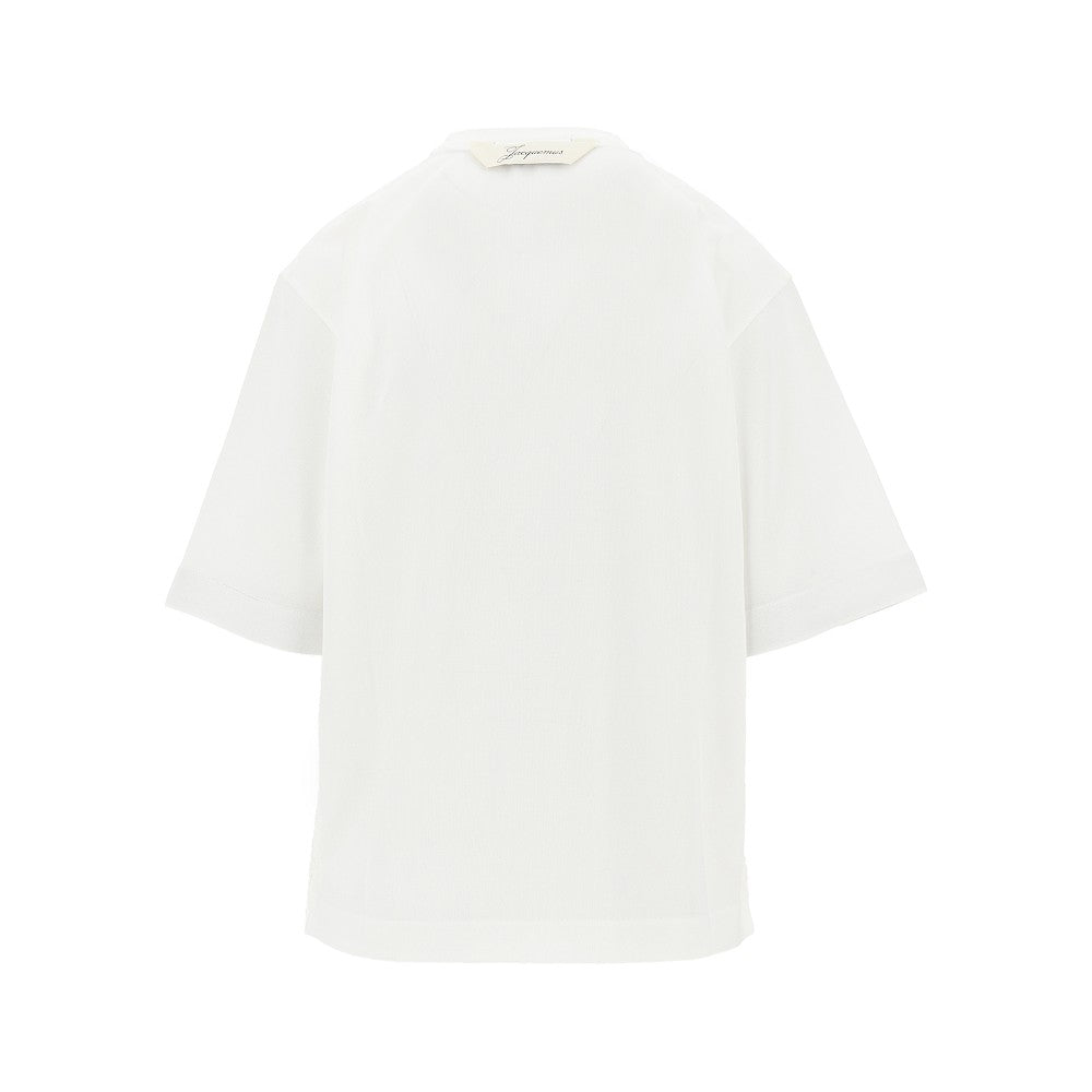 JACQUEMUS Ventadou' T-shirt with paper effect