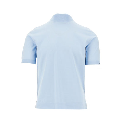 PRADA Cotton knit turtleneck T-shirt