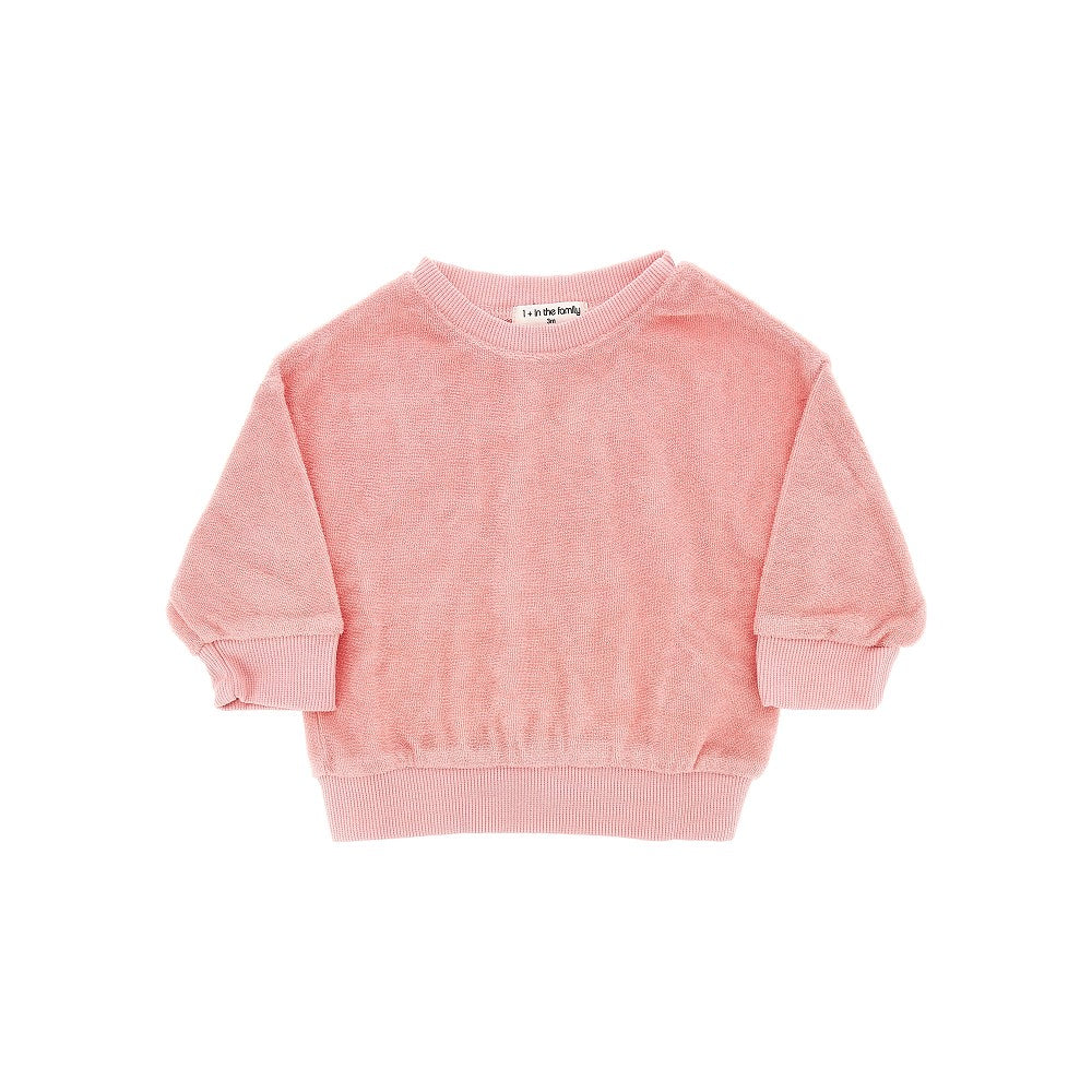 1 + in the Family Cotton-blend towel fabric sweatshirt