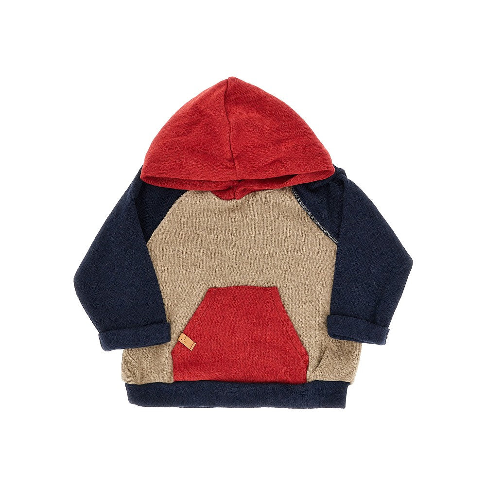 1 + in the Family Color block cotton-blend hoodie