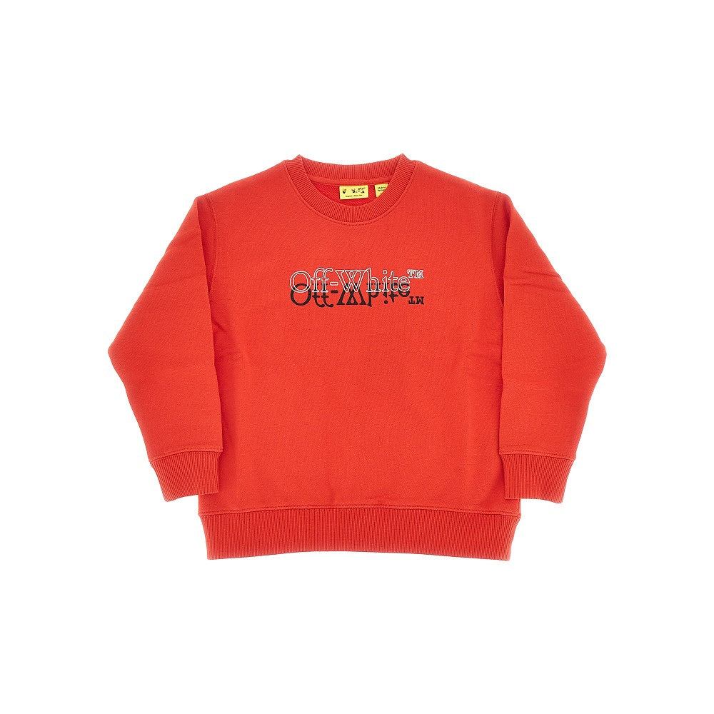 OFF WHITE Double Logo print crewneck sweatshirt
