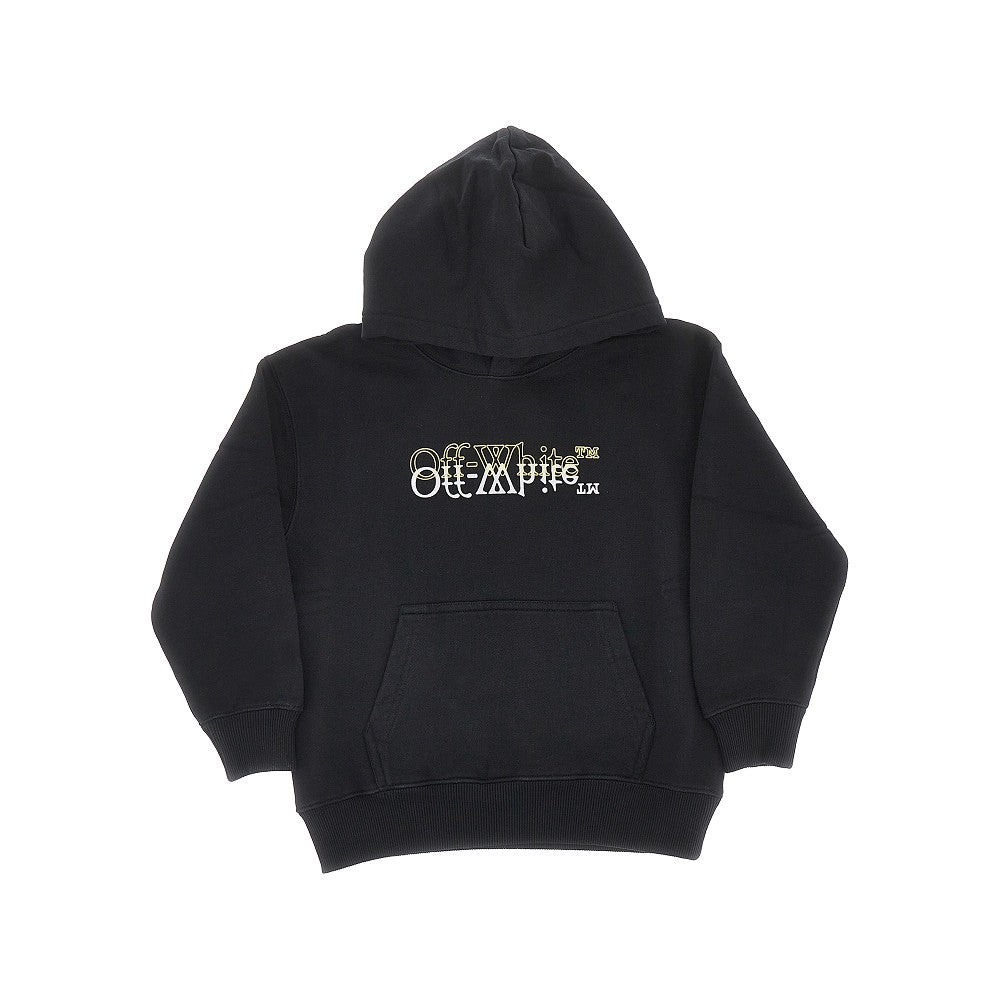 OFF WHITE Double Logo print hoodie