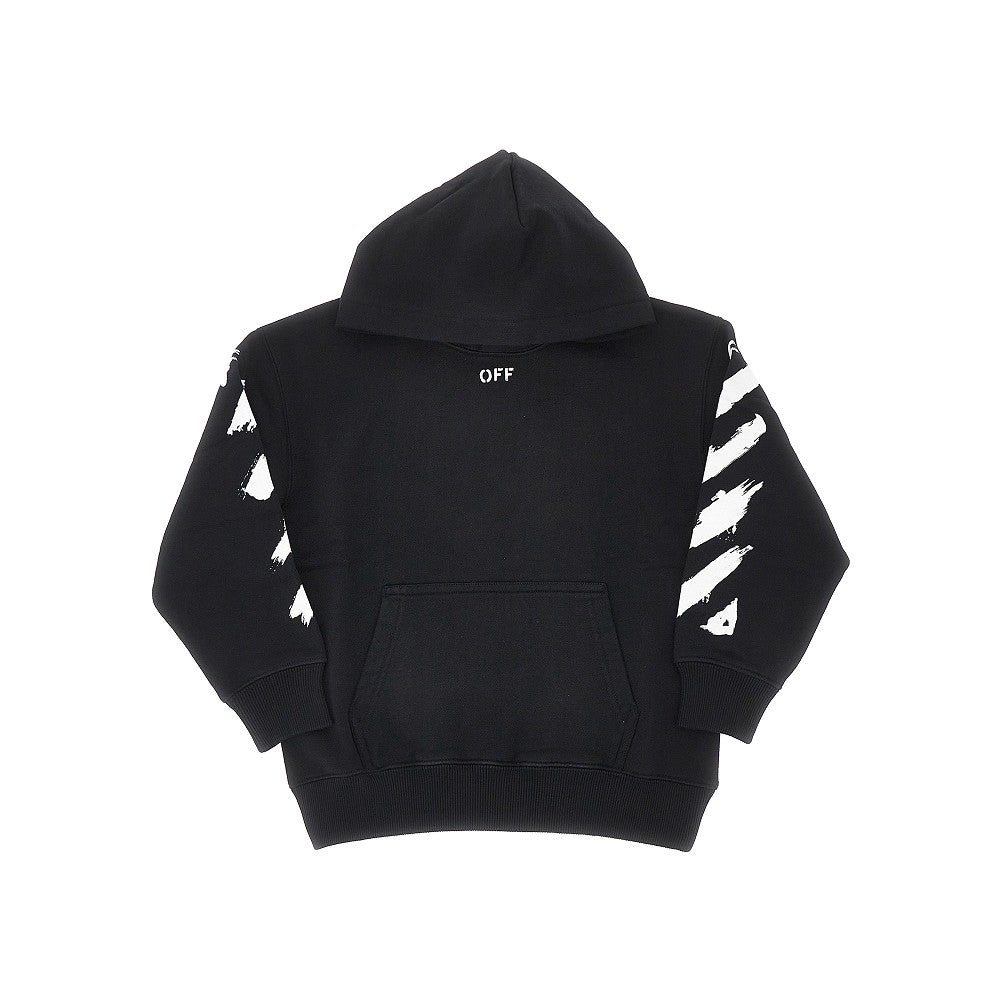 OFF WHITE Diag Paint print hoodie