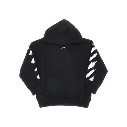 OFF WHITE Diag Paint print hoodie