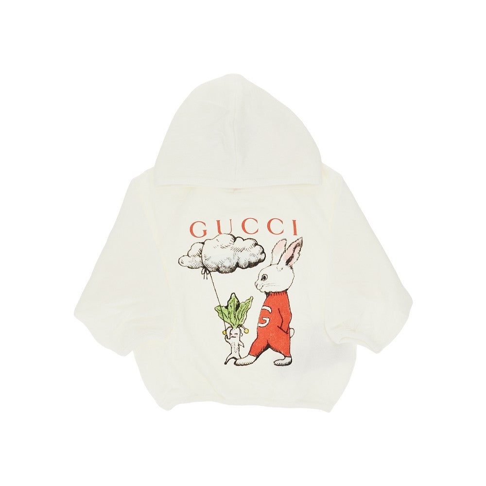 GUCCI Cotton hoodie with logo print