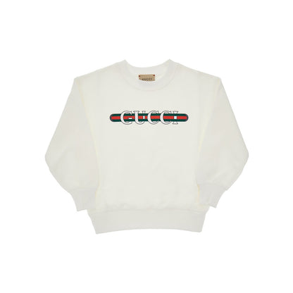 GUCCI Logo print french terry sweatshirt