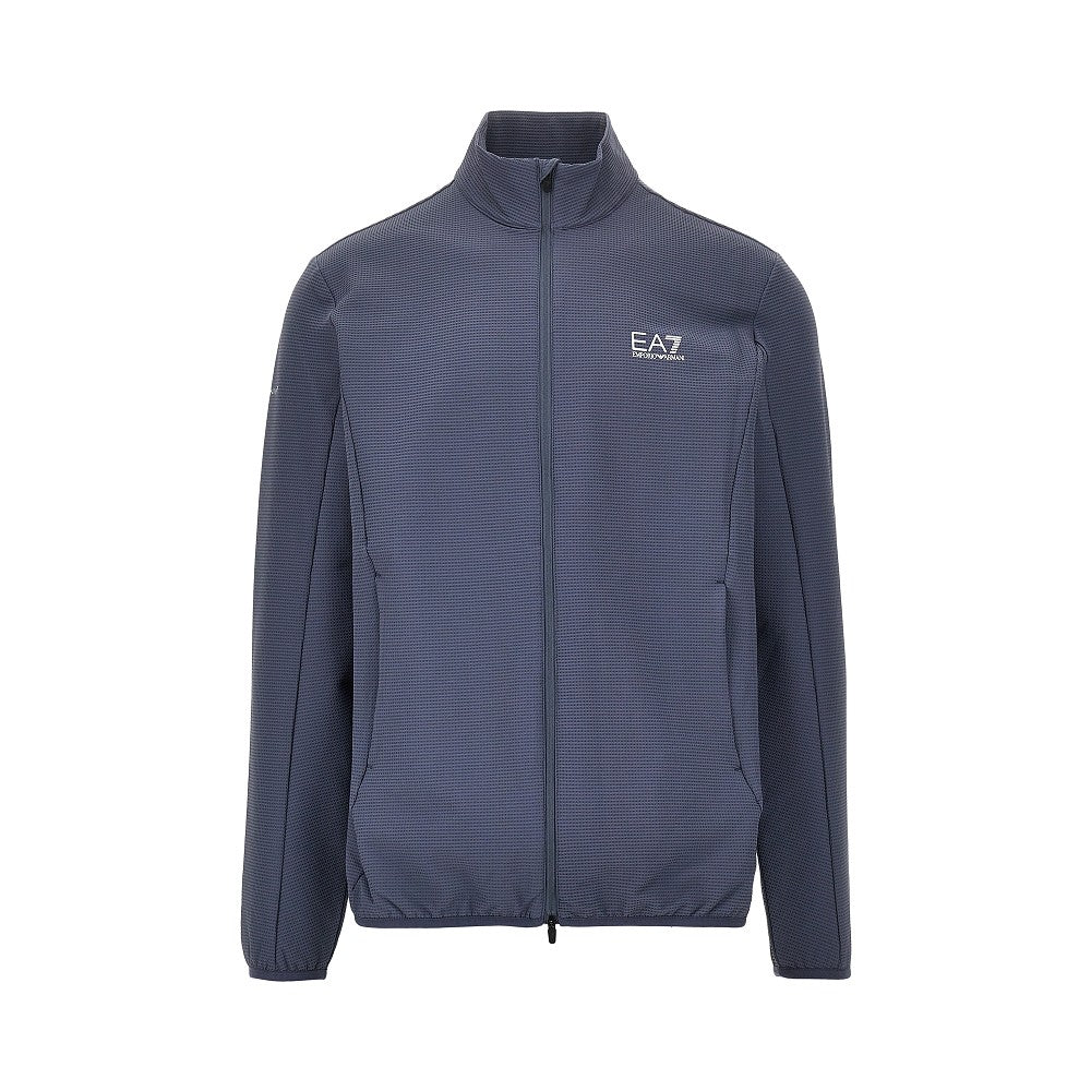 EA7 Embossed VENTUS7 full-zip sweatshirt