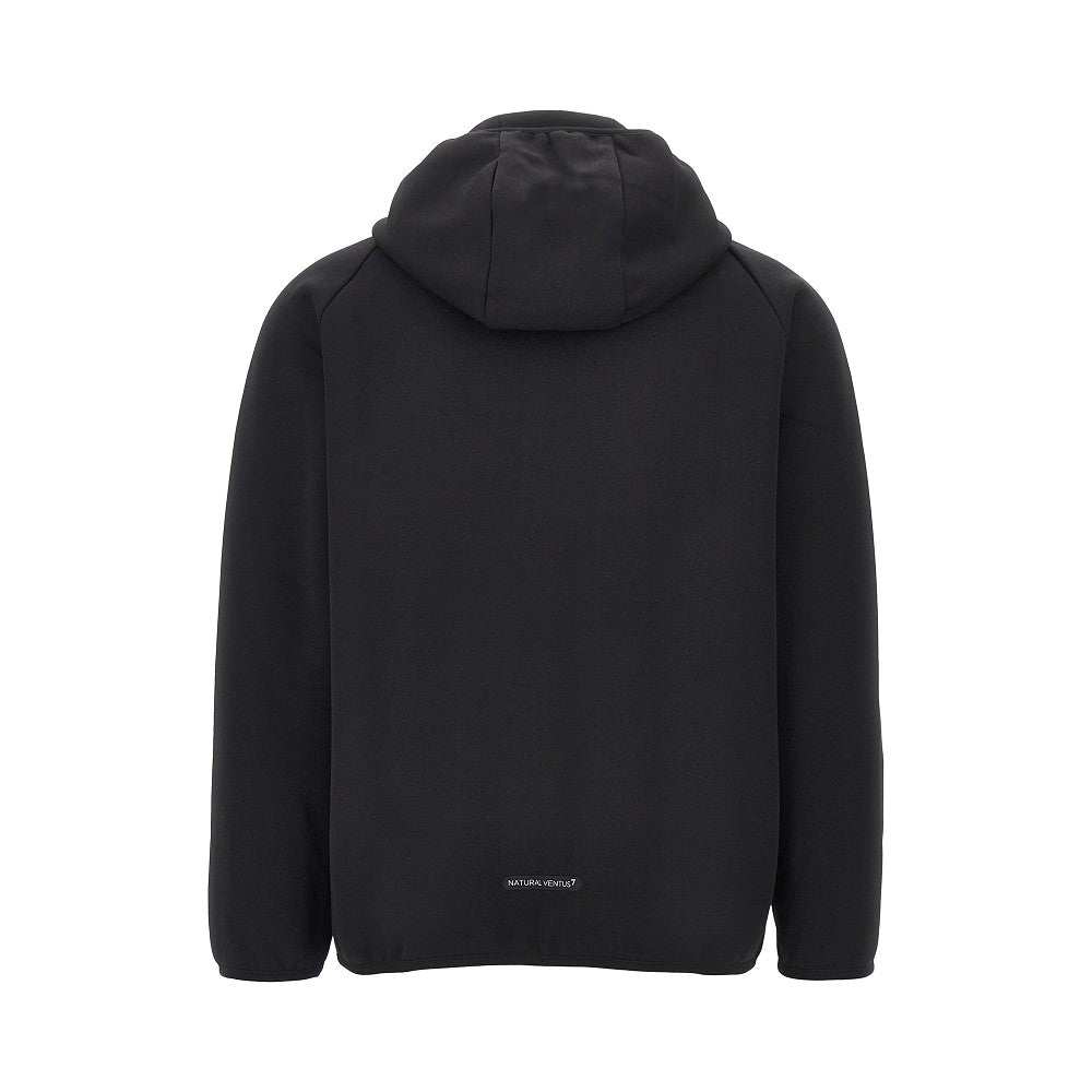 EA7 Natural Ventus7 full-zip hoodie