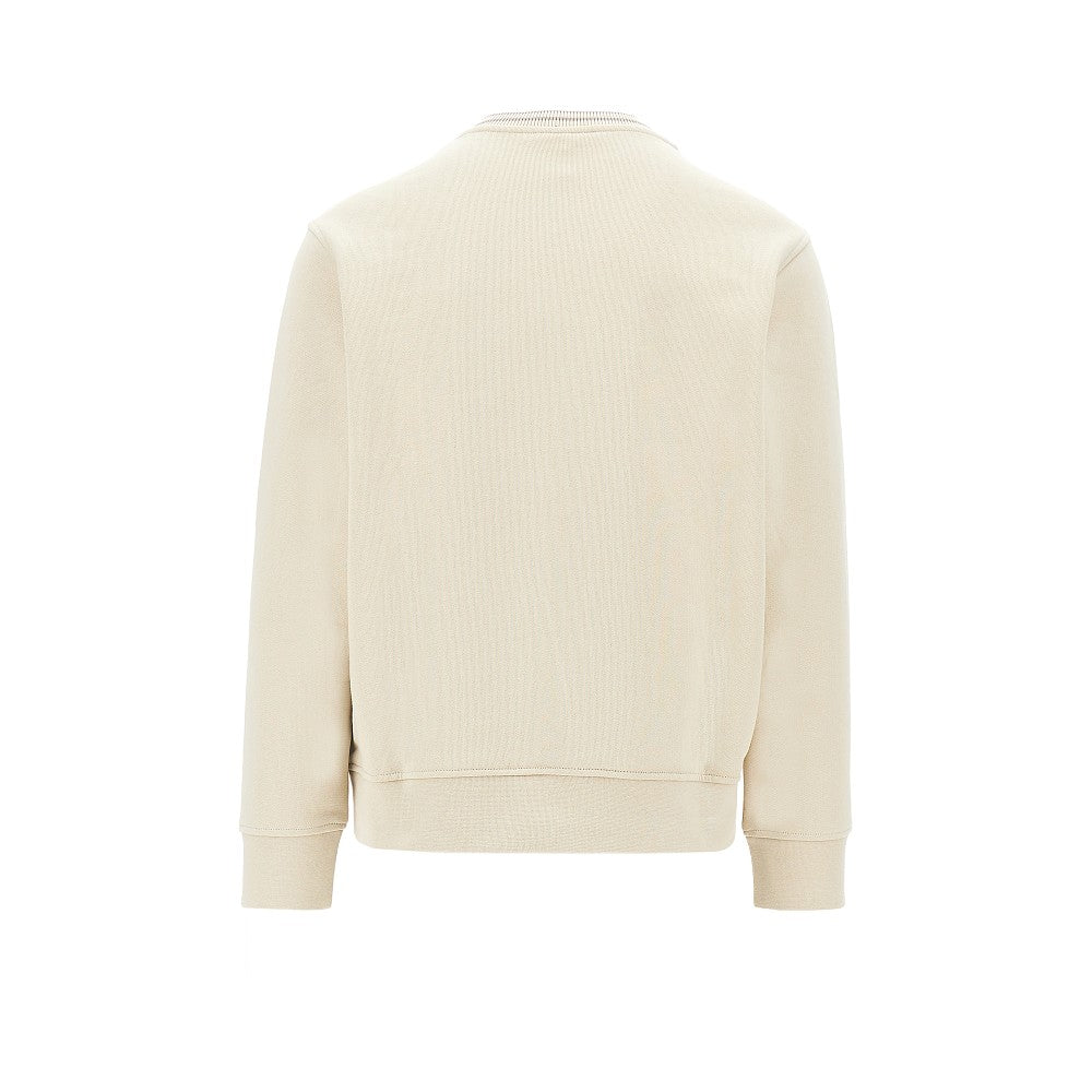 EMPORIO ARMANI Logo embroidery crewneck sweatshirt