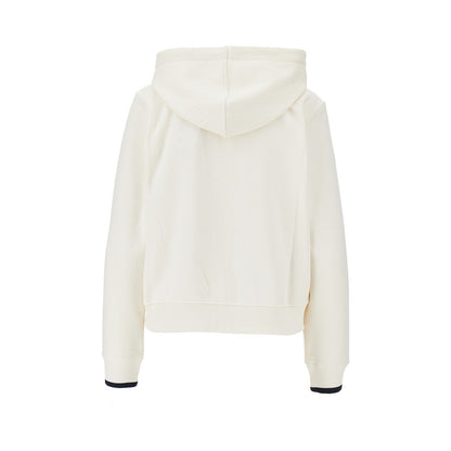 Ea Bodywear Logo embroidery full-zip hoodie
