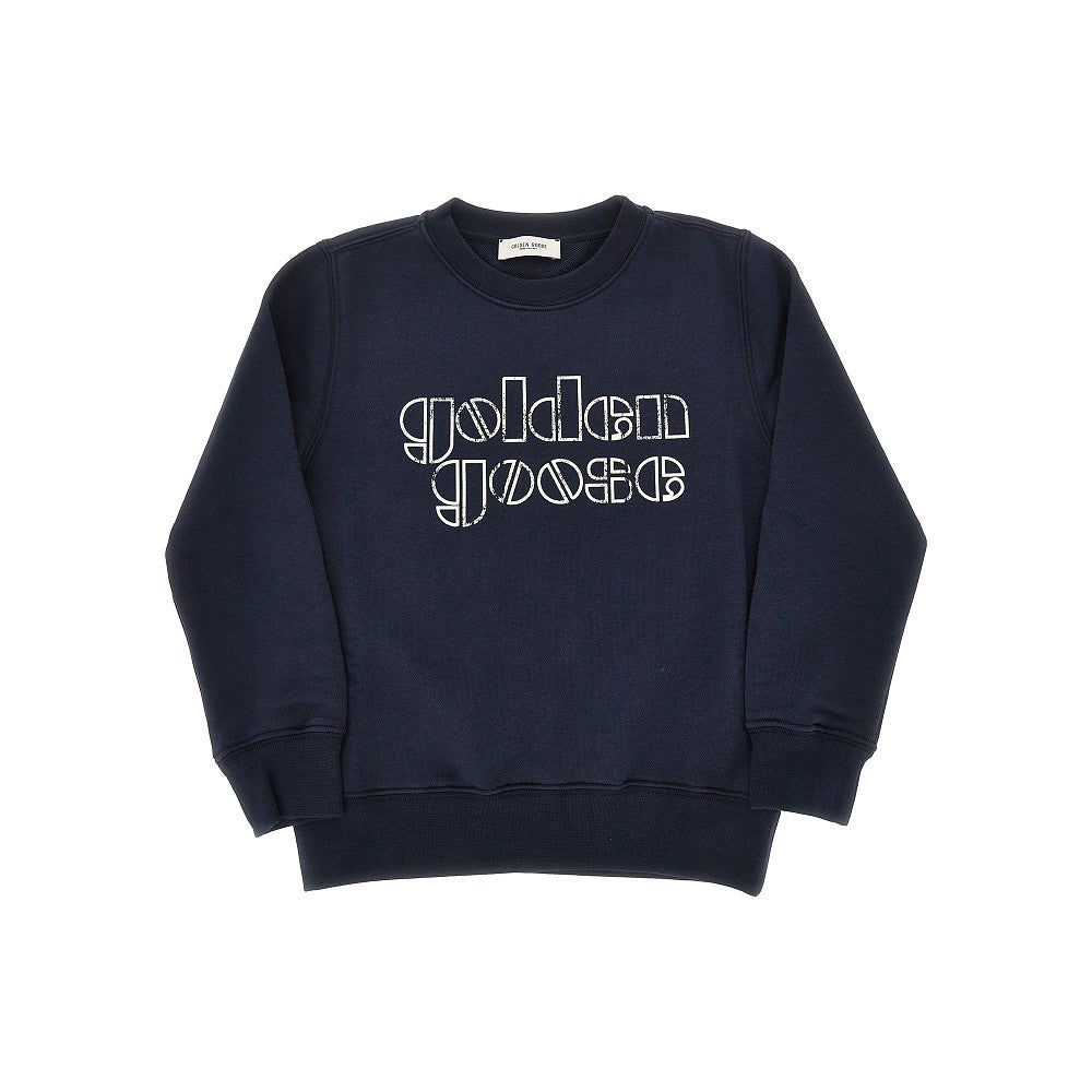 GOLDEN GOOSE Logo print crewneck sweatshirt