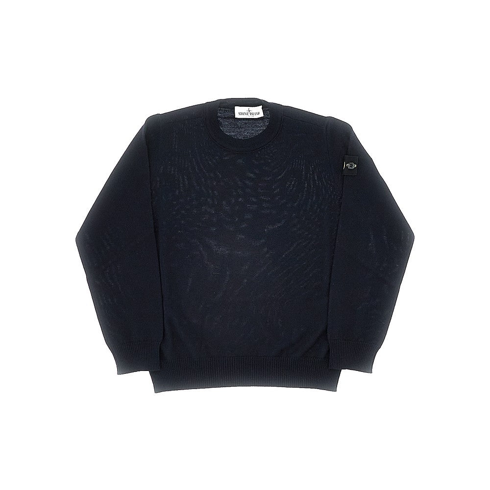 STONE ISLAND Virgin wool crewneck sweater