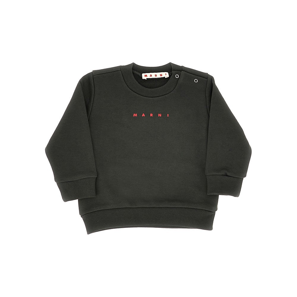 MARNI Logo print crewneck sweatshirt