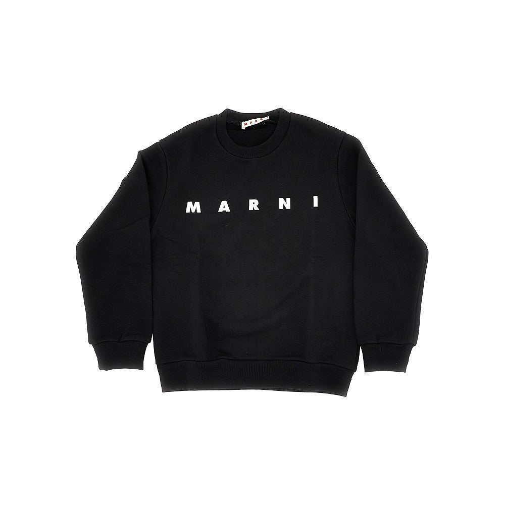 MARNI Logo print crewneck sweatshirt