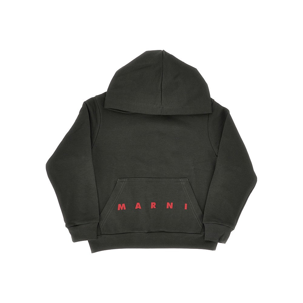 MARNI Logo print hoodie