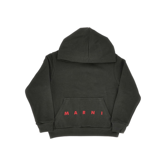 MARNI Logo print hoodie