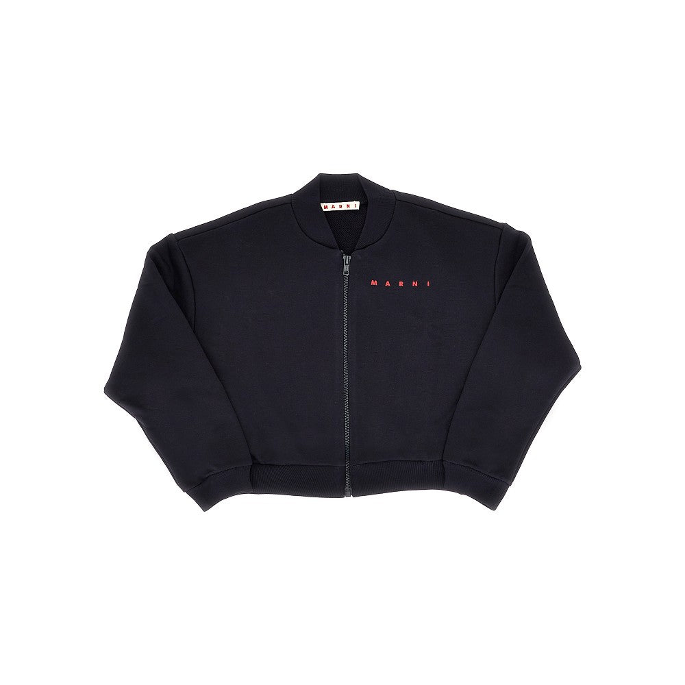 MARNI French terry full-zip bomber sweatshirt