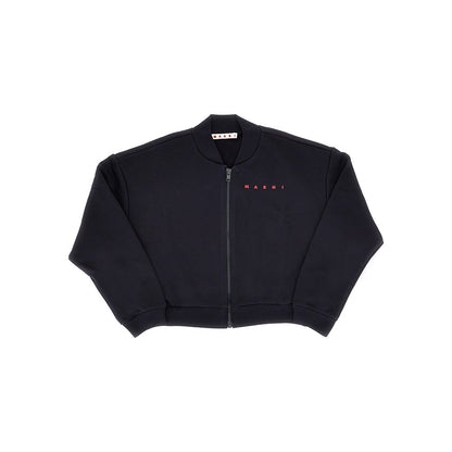 MARNI French terry full-zip bomber sweatshirt