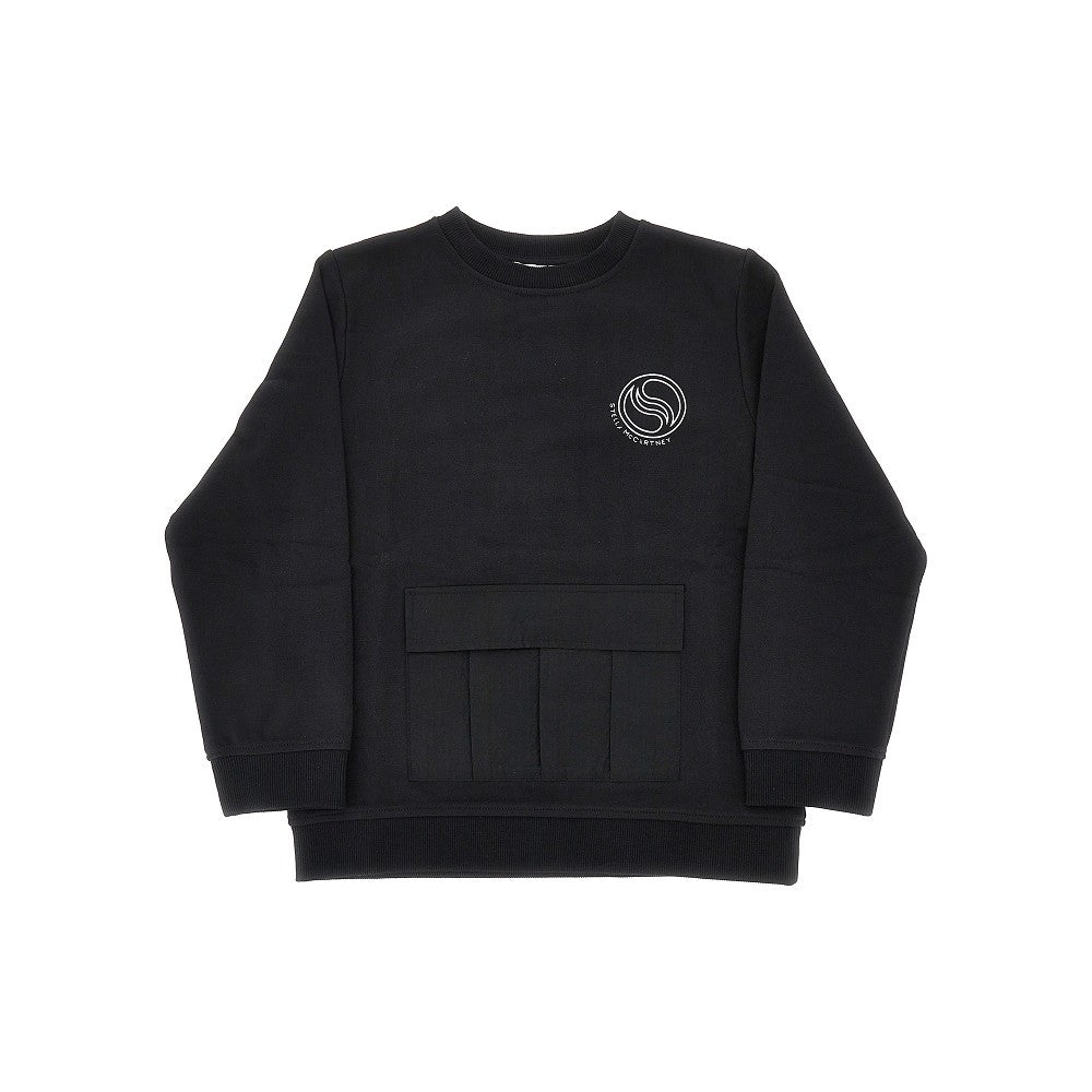 STELLA MCCARTNEY Crewneck sweatshirt with ripstop pocket