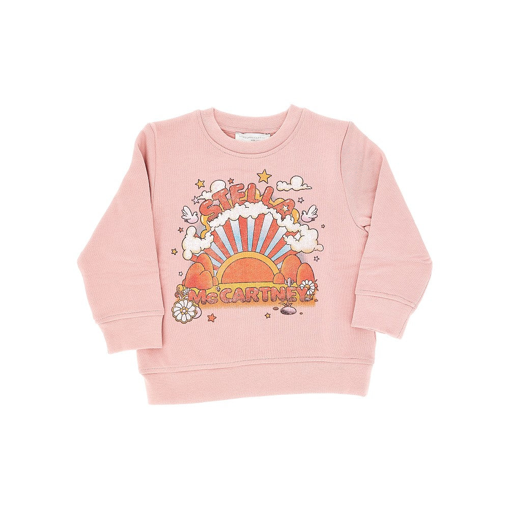 STELLA MCCARTNEY Graphic logo print crewneck sweatshirt