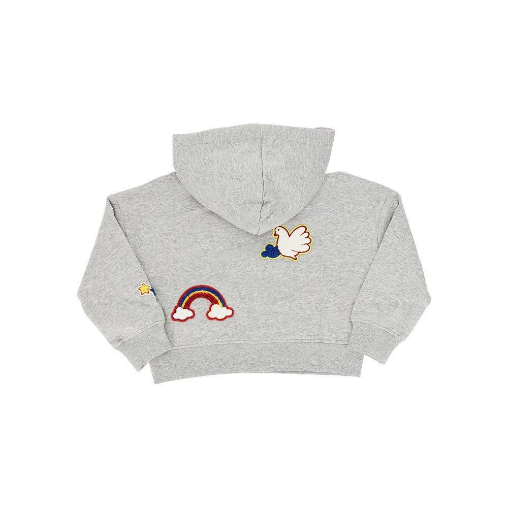 STELLA MCCARTNEY Terry patches hoodie