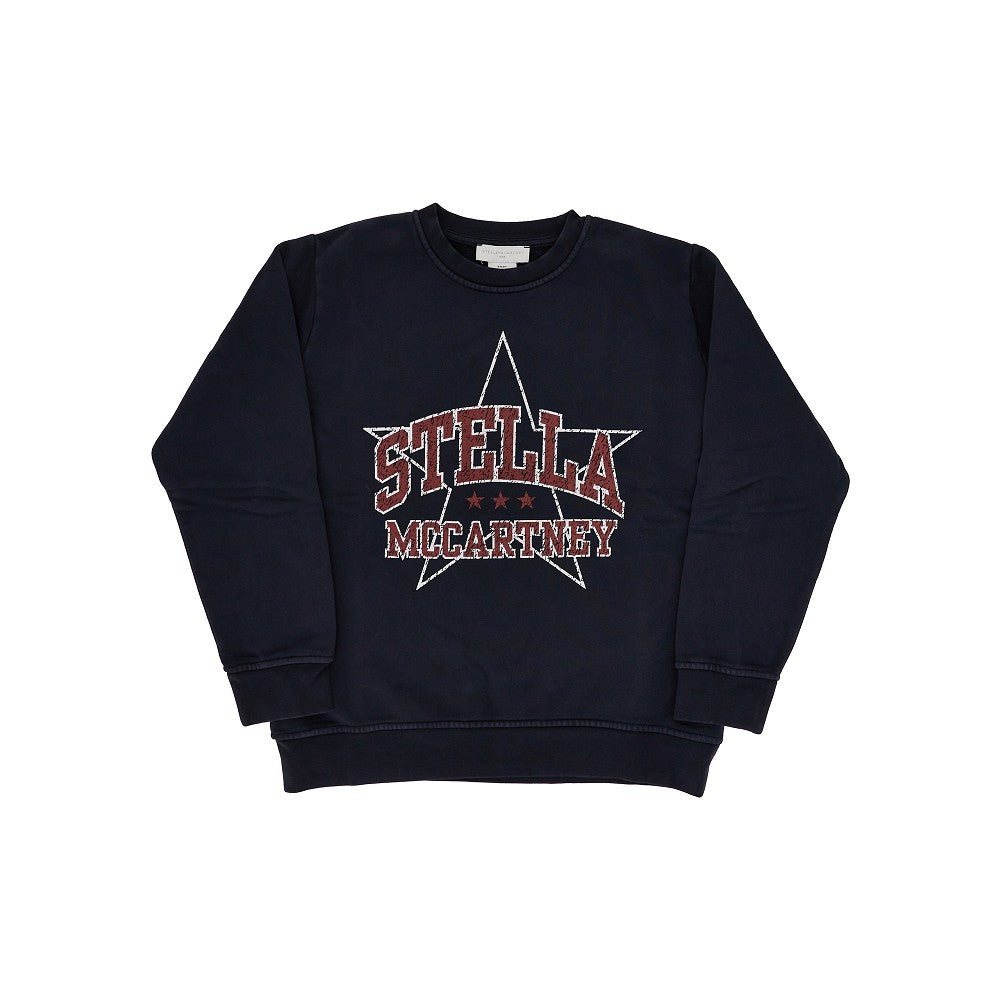 STELLA MCCARTNEY Logo print crewneck sweatshirt
