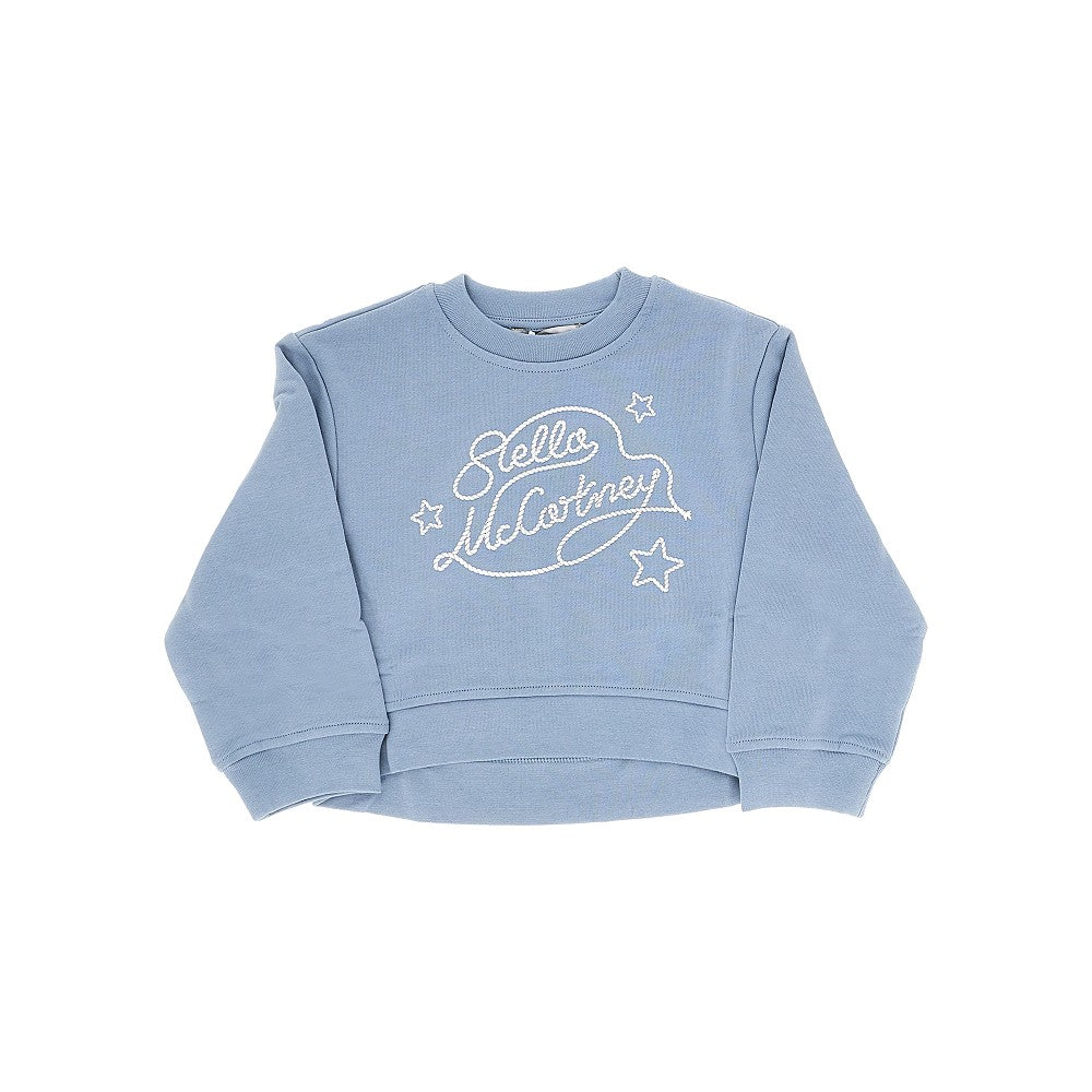 STELLA MCCARTNEY Logo print crewneck sweatshirt