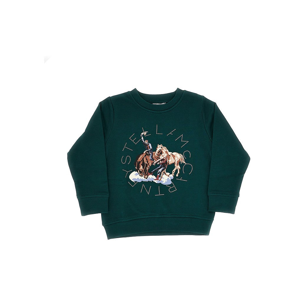 STELLA MCCARTNEY Printed crewneck sweatshirt
