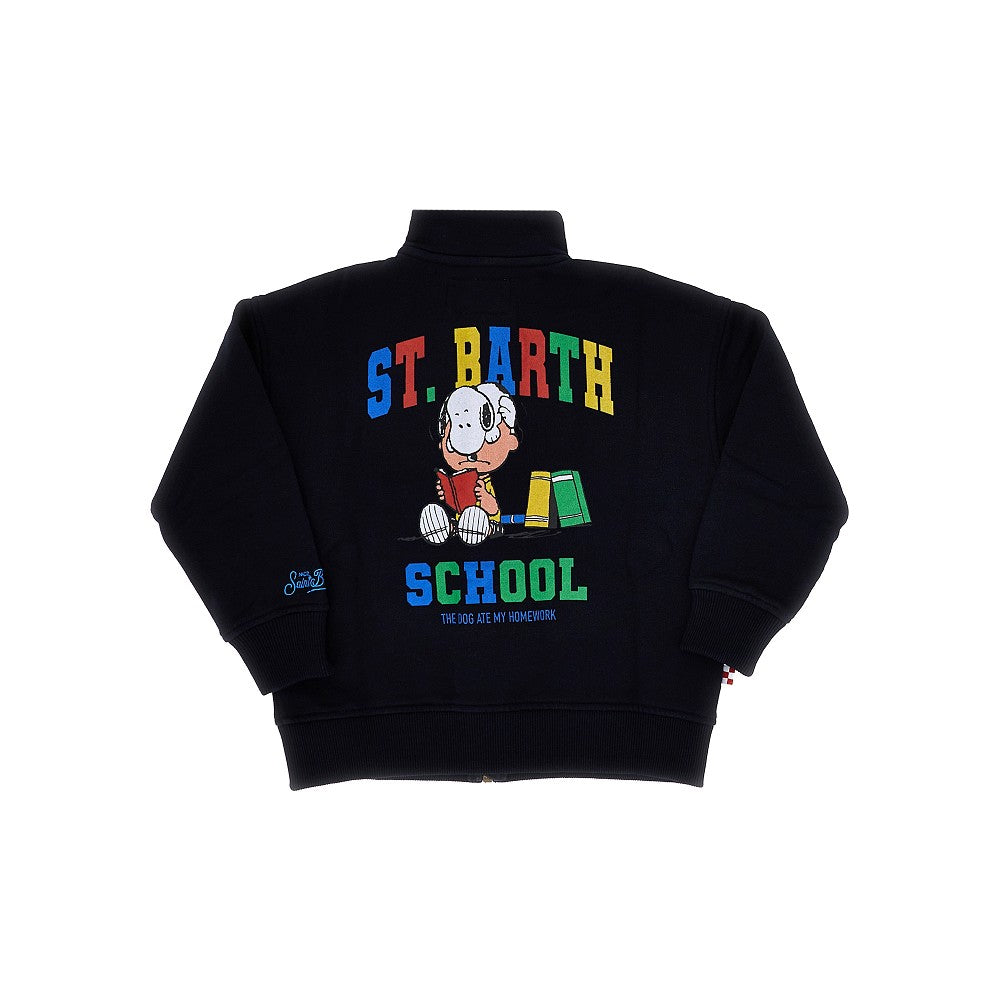MC2 Saint Barth 'Snoopy School' print full-zip sweatshirt