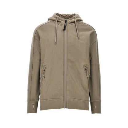 C.P. Company Cotton full-zip hoodie with lenses
