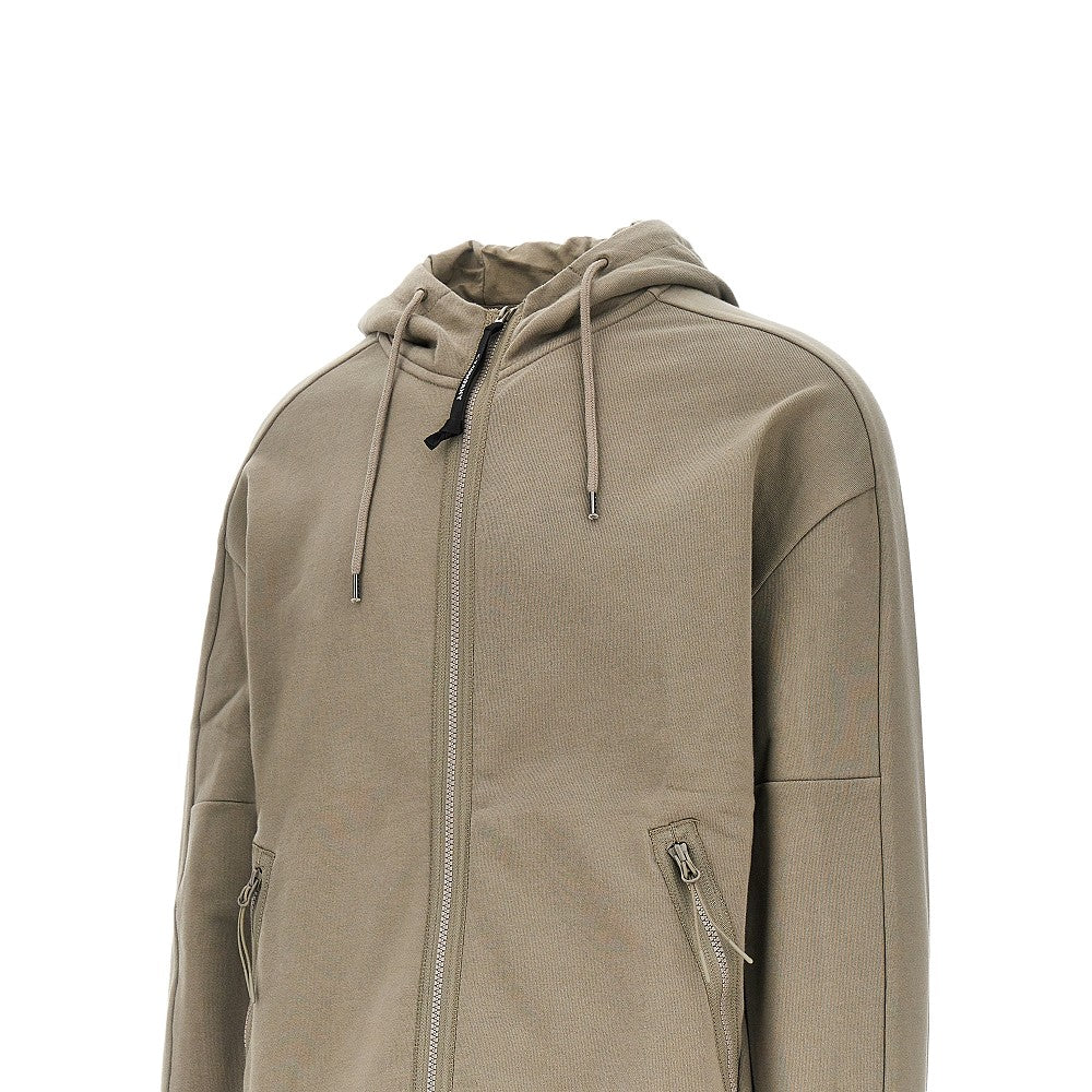 C.P. Company Cotton full-zip hoodie with lenses