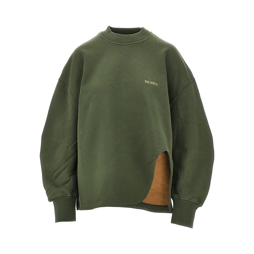 THE ATTICO Oversized sweatshirt with moulded hem