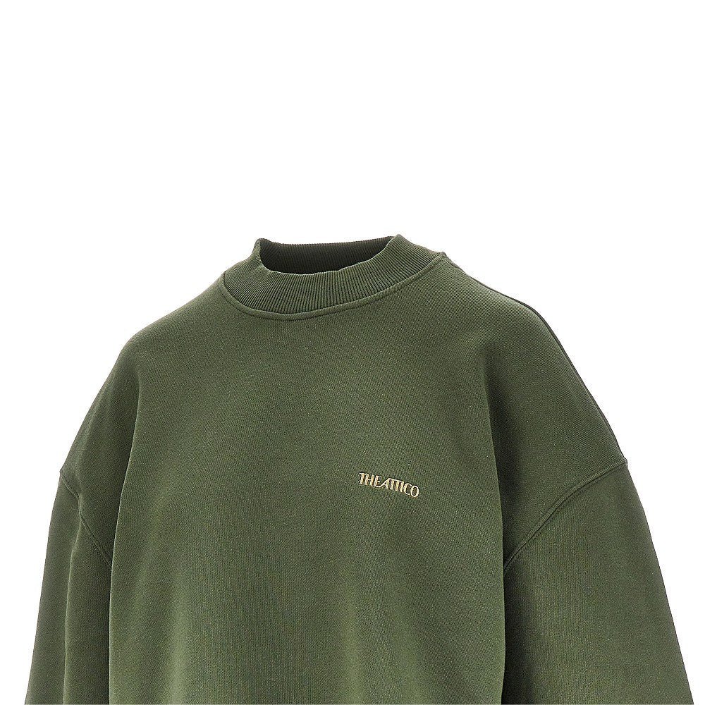 THE ATTICO Oversized sweatshirt with moulded hem