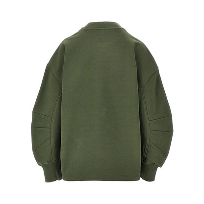 THE ATTICO Oversized sweatshirt with moulded hem