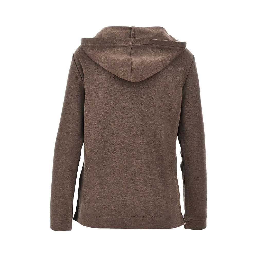 MAX MARA Silk-blend hoodie