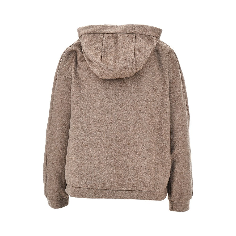 Weekend Max Mara Drap jersey hoodie