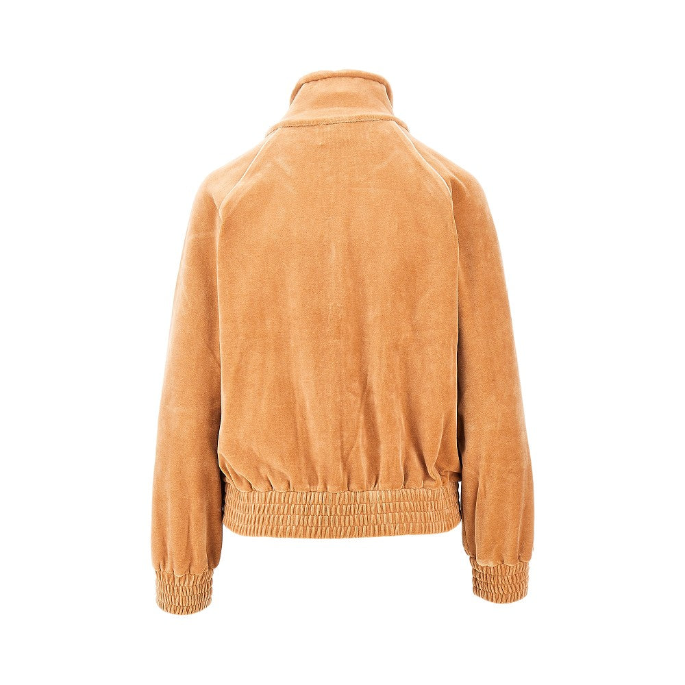 Chloé Velvet full-zip sweatshirt