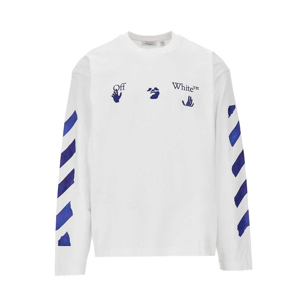 OFF WHITE Bacco Arrow Skate' cotton T-shirt