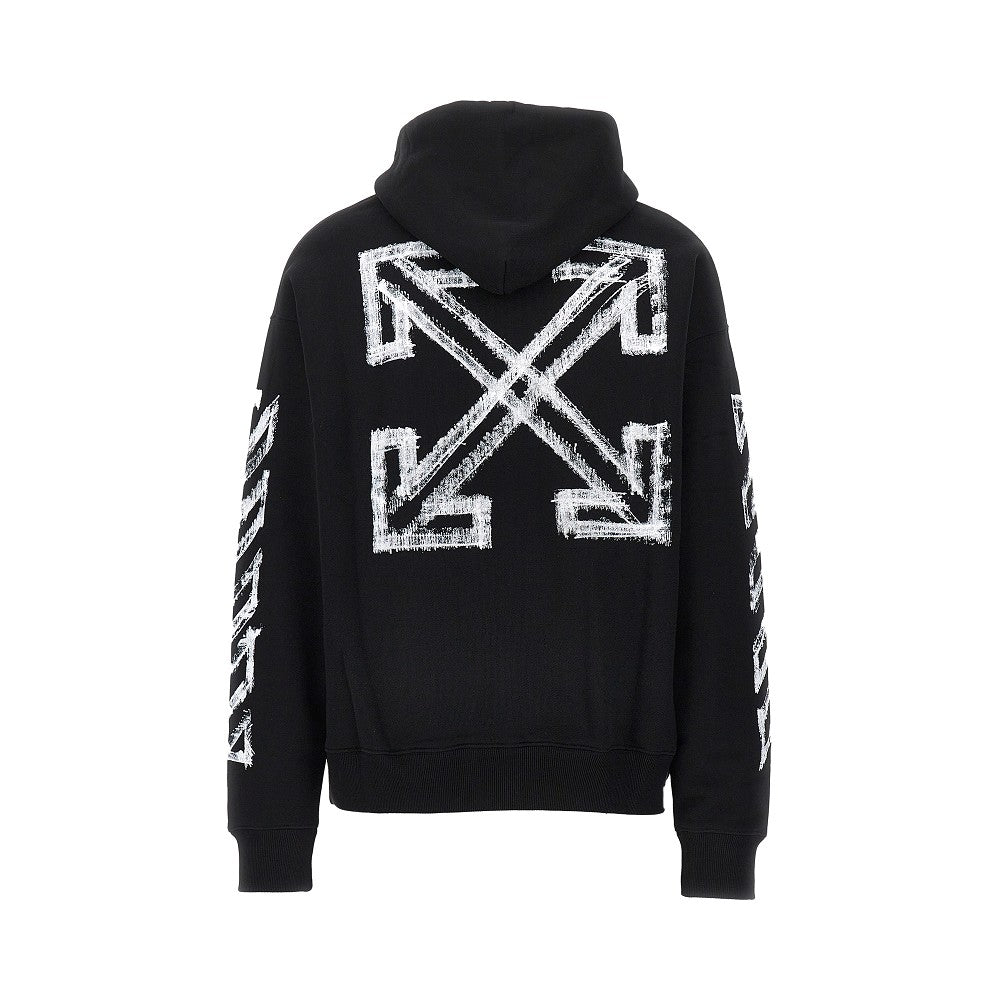 OFF WHITE Motion Arrow Skate' hoodie