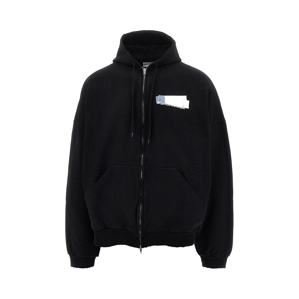 Balenciaga 'Silver Tape Balenciaga' full-zip hoodie