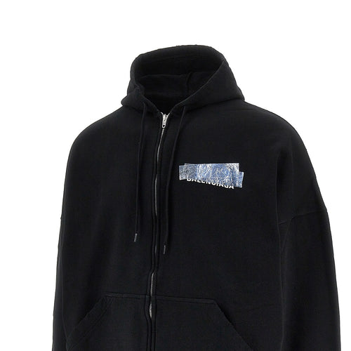 Balenciaga 'Silver Tape Balenciaga' full-zip hoodie