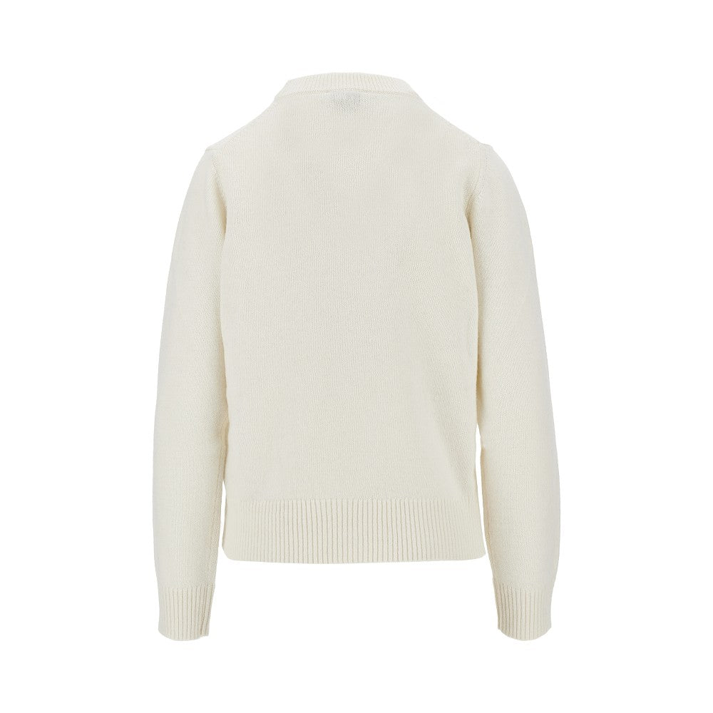 Ganni 'Mushroom Teddy' wool-blend sweater
